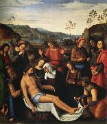 Pietro Perugino Lamentation over the Dead Christ (mk25) oil